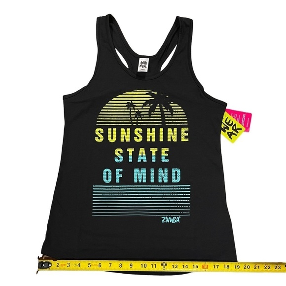 Zumba Black Tank Top Sunshine State Of Mind in XS- XSpicy - Picture 6 of 10